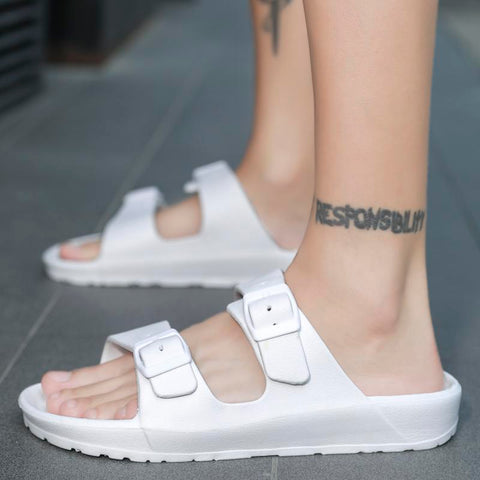 Casual Shoes Male Black Indoor Slippers Flip Flops-BS01552-Veeddydropshipping