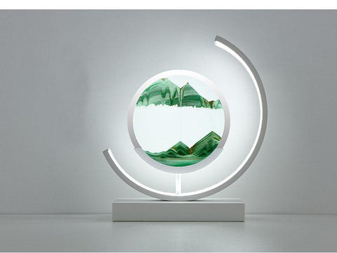 Bedside night light Glass 3d quicksand painting-TI00494-Veeddydropshipping