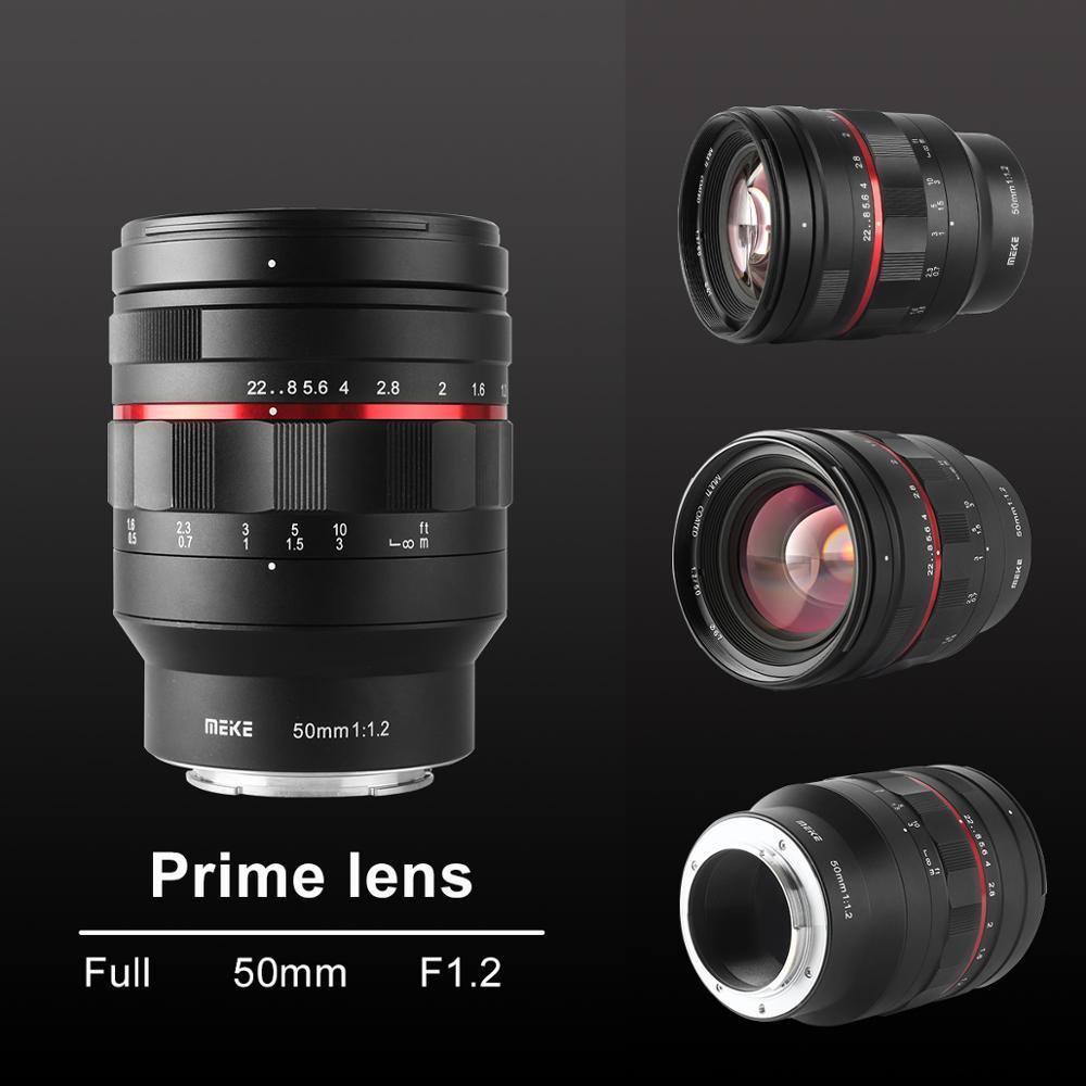 Meike 50mm F1.2 Large Aperture Full Frame Manual Focus Lens For Sony E Mount-CE00268-Veeddydropshipping