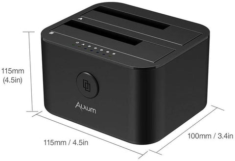 Dual-bay Hard Drive Docking Station-CO00958-Veeddydropshipping