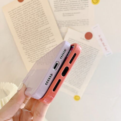 Case For iPhone 14 13 Pro Max 12 11 X XR 7 8 Plus Cute Love Heart Silicone Cover-PA00133-Veeddydropshipping