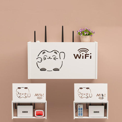 Wireless Wifi Router Storage Box Room Socket-HA00801-Veeddydropshipping