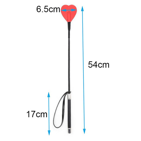 Leather Cosplay Bondage Whip, Crop Spanking Horse Riding Flogger Flapper -BH01331-Veeddydropshipping