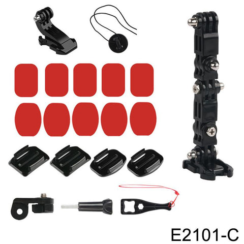 Adjustable Helmet Chin Mount Curved Side Adhesive Mount for GoPro Hero -CE00432-Veeddydropshipping