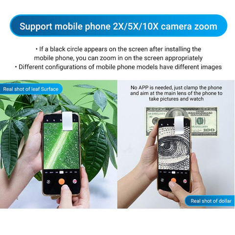 200X Mobile Magnification Microscope Lens Mini Mobile Phone Camera Video Micro Lens-PA00663-Veeddydropshipping