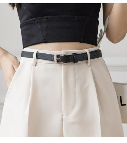 Fashion High Street Drape Suit Shorts Women-WF00566-Veeddydropshipping