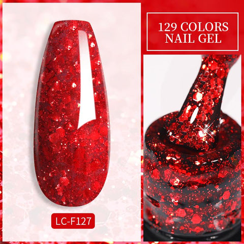 129 Colors 7ML Nail Gel Polish Nail Semi Permanent Nail Art -BH00981-Veeddydropshipping