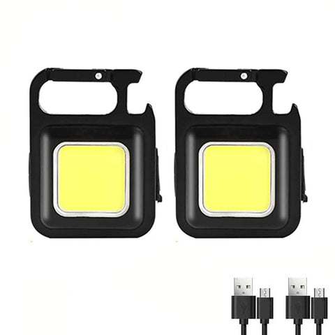 Small LED Flashlight COB Keychain USB Charging Light Emergency-TI00752-Veeddydropshipping