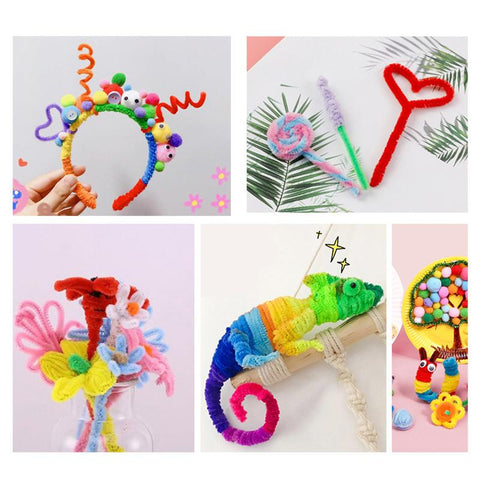 Chenille Stems Stick Cleaners Educational Toys Handmade-HA00033-Veeddydropshipping