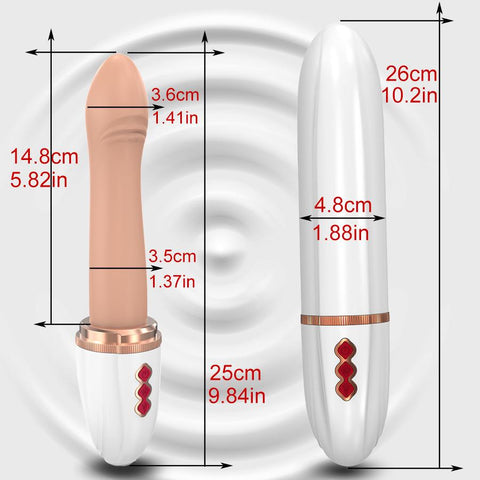 Sex Machine Telescopic Dildo Vibrator and Automatic Up Down Massager -BH01262-Veeddydropshipping