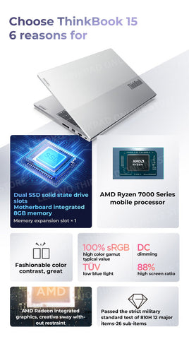 Lenovo ThinkBook Laptop AMD Processor  Graphics Card-CO00260-Veeddydropshipping