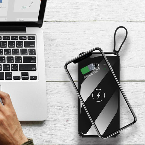 80000mAh Wireless Power Bank Portable Digital Display Smartphone Charger Outdoor-PA00491-Veeddydropshipping