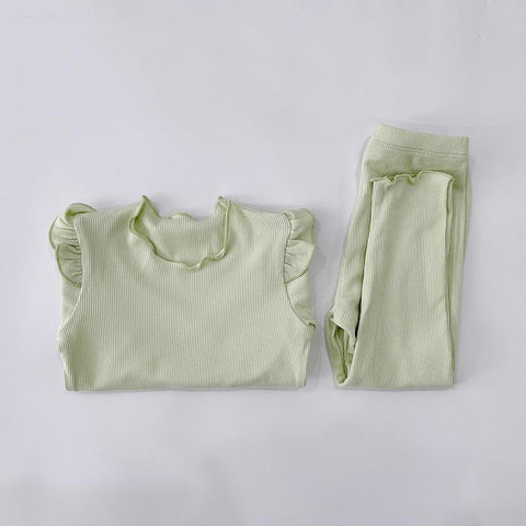 Kids Pajamas Sets Girl Boy Sleepwear Suit Autumn Winter Kids-TB01078-Veeddydropshipping