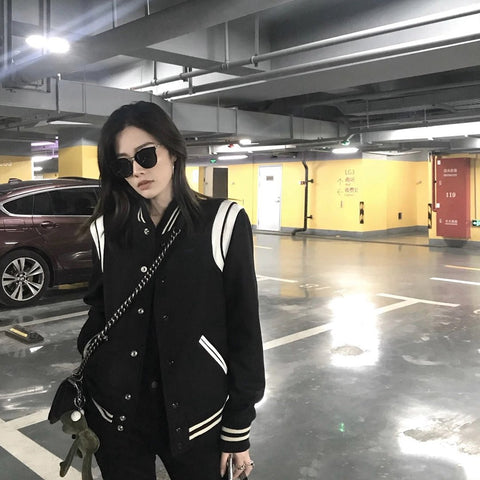 casual sports fashion stand-up collar wool double-sided-MF01067-Veeddydropshipping