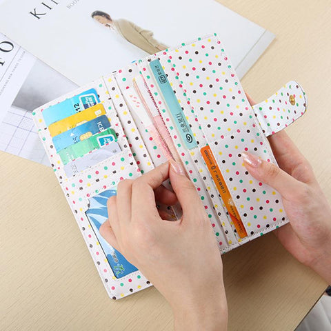 Buckle Zipper Female Cute Colourful Coin Purse Card Holder-BS00218-Veeddydropshipping
