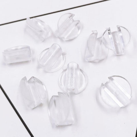 Plastic Buckle Hair Ring Holder fit 4mm Rubber Band for DIY Hairband Tie -JW01646-Veeddydropshipping