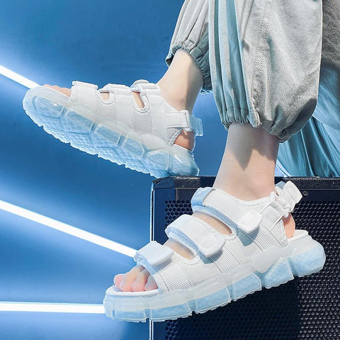 sports trend popcorn men&#39;s sandals increase temperament-BS01495-Veeddydropshipping