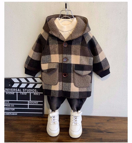 Fall Winter Fleece Jackets Boy Children Clothing-Veeddydropshipping