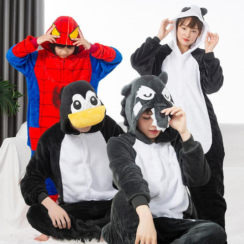 Children Pyjamas Stitch Pajamas Animal Kigurumi Wolf Costume-TB01064-Veeddydropshipping
