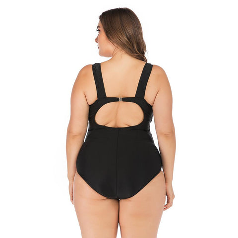 Sexy Leopard Large Size 5XL Swimwear Women One Piece Swimsuit -OS00143-Veeddydropshipping