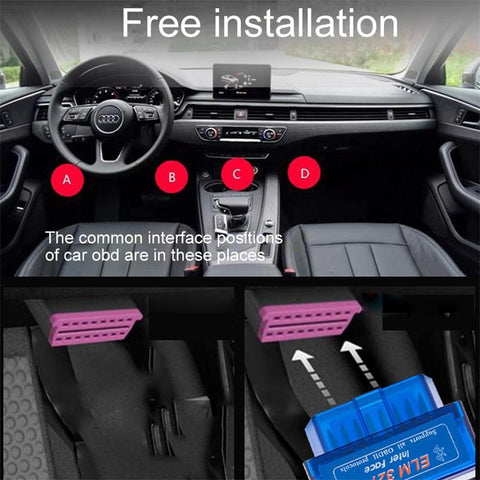 Mini ELM327 Auto Car Scanner Bluetooth V2.1 OBDII Code Reader-AM00274-Veeddydropshipping