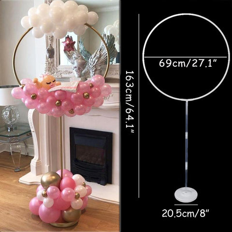Circle Balloon Arch Stand round Balloons Holder-HA01856-Veeddydropshipping