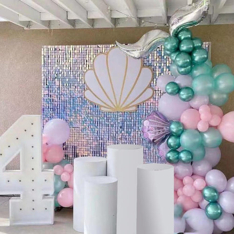 Backdrop Crystal Pneumatic Panel Sequins Art Wall-HA00238-Veeddydropshipping