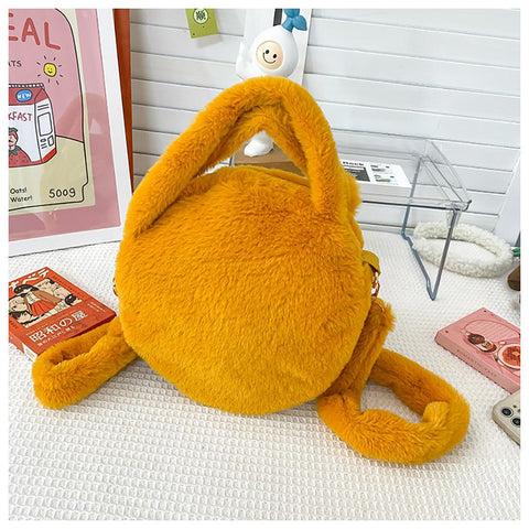 Cartoon Pooh Bear Plush Bag Doll Shoulder Bags-TB00081-Veeddydropshipping