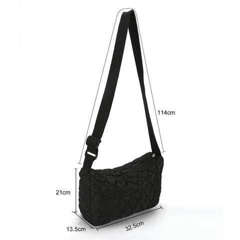 Color Cloud Shoulder Bag Female Casual Quilted Crossbody-BS00178-Veeddydropshipping