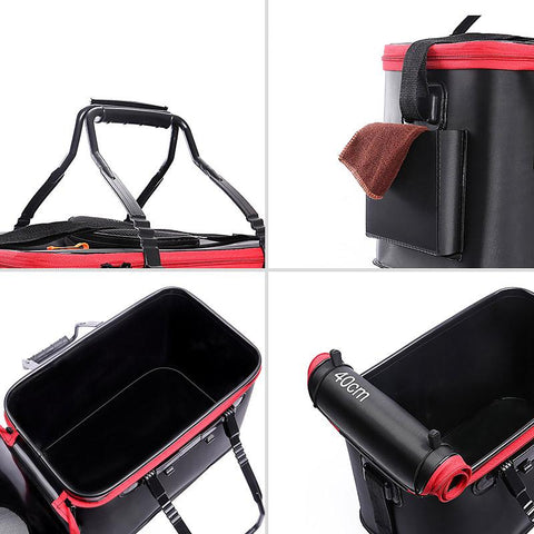 Fishing Bucket Folding Thickening Living Fish Bucket Portable EVA Water Tank Camping -OS00396-Veeddydropshipping