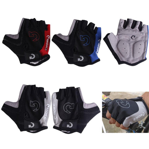 1Pair Gel Half Finger Cycling Gloves Anti-Slip Anti-sweat Bicycle Left-Right Hand-OS01224-Veeddydropshipping