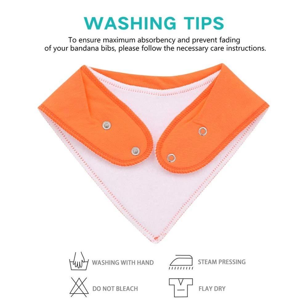 1Pc Baby Bandana Bibs Organic Cotton Baby Feeding Bibs for Drooling and Teething-Veeddydropshipping-4