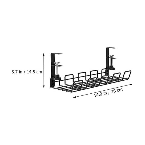 Desk Cable Tray Cord Organizer Rack Basket-HA00868-Veeddydropshipping