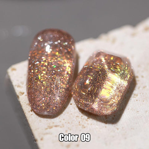 9 Color Glitter Chips Diamond Gel Nail Polish Sparkling Nail Art Gel-BH01006-Veeddydropshipping