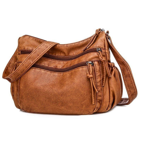 Crossbody Bag Soft Women Purse Multi-pockets Messenger Bag Designer-BS00094-Veeddydropshipping