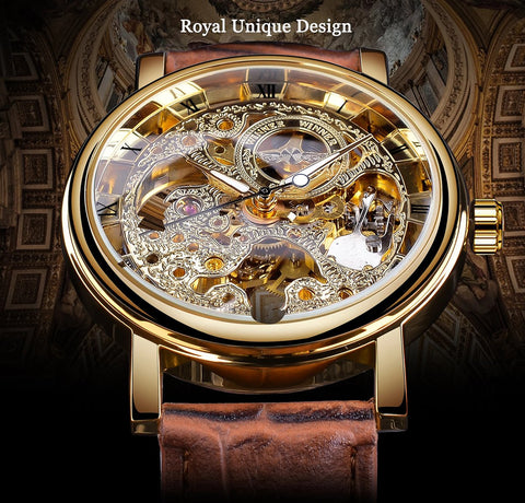 Mens Watches Top Brand Luxury Mechanical Skeleton Watch-JW00615-Veeddydropshipping
