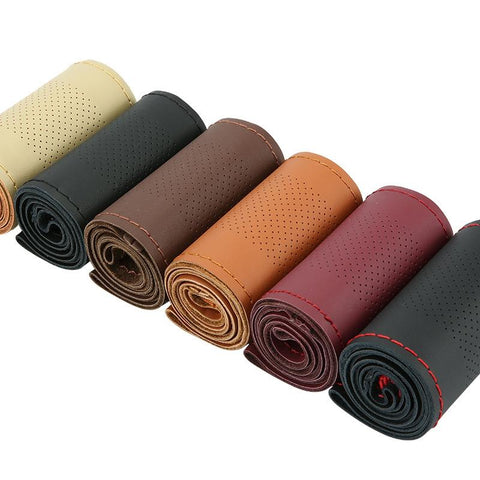 Braid Soft Artificial Leather Car Covers Car With Needle-AM01472-Veeddydropshipping