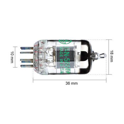 1 Pair GE 5654W Vacuum Tubes Valve Vacuum Electronic Tube Upgrade -CE00875-Veeddydropshipping