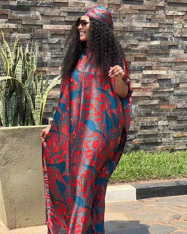 Fashion Dashiki Women Long Dress-WF01534-Veeddydropshipping