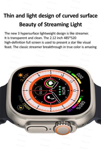 HK8 Pro Max Ultra Watch Smart Watch Men 2.12&quot; AMOLED 49mm Series -CE00569-Veeddydropshipping