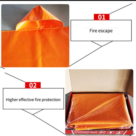 Flame Retardant Cloak   Fire Blanket-CO00619-Veeddydropshipping