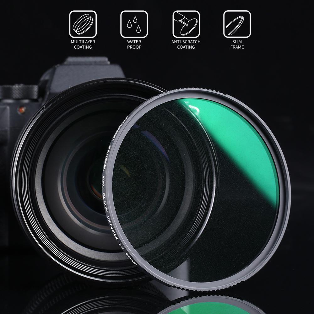 Concept Black Mist Diffusion 1/4 1/8 Lens Filter Special Effects Shoot Video like -CE00382-Veeddydropshipping
