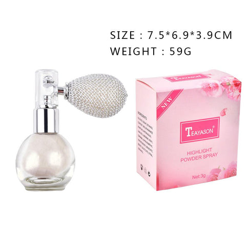 Shimmer Glitter Loose Powder Spray Face Makeup-BH00716-Veeddydropshipping