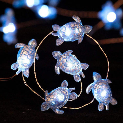 Turtle String Light Mermaid Party Under The Sea-HA00609-Veeddydropshipping