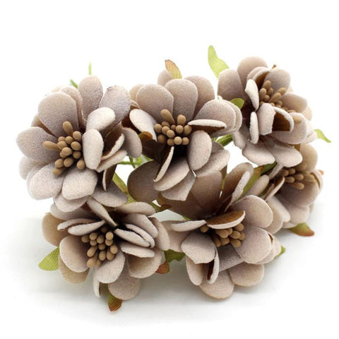 Artificial Velvet Cherry Blossom Flower-HA00776-Veeddydropshipping