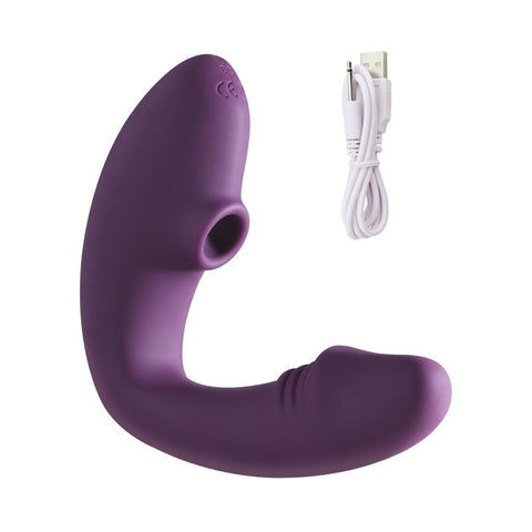 Silicone Vagina Sucking Vibrators 10 Speed Vibrating Oral Sex Clit Sucker Clitoris-BH01238-Veeddydropshipping