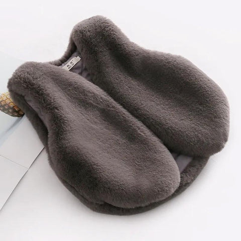 Baby Children Vest Outerwear Boys Girls Faux Fur Waistcoat-Veeddydropshipping