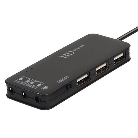 Sound card  stereo adapter USB splitter-CO00132-Veeddydropshipping