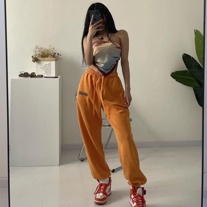 Print Harem Pants Hip Hop Dance Jogger Sweatpants-WF00371-Veeddydropshipping
