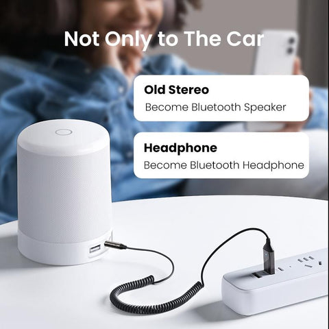 Bluetooth Aux Adapter Wireless Car Receiver Dongle USB to 3.5mm Jack Audio -CE01249-Veeddydropshipping